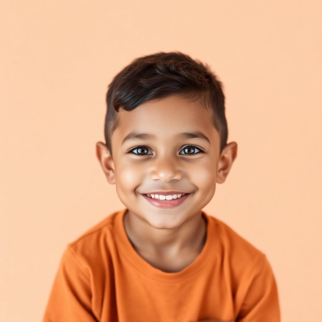 Menino sorrindo